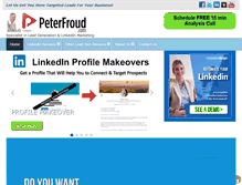 Tablet Screenshot of peterfroud.com